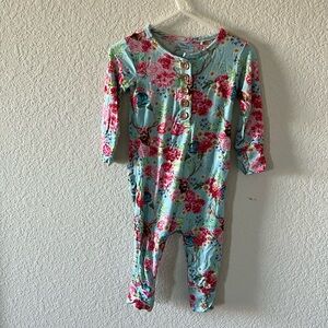 Posh Peanut long sleeve deer romper 18-24m